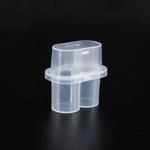 Contenedores de 2 viales de 3 ml al por mayor, caja de almacenamiento de viales de plástico segura y duradera de 3 ml para polvo liofilizado de péptidos portátil - Product Image 3
