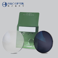 Lentilles Optiques du Fabricant 1.67 Anti-Lumière Bleue Photochromiques SHMC Lentilles Optiques en Stock MR-7 Diamètre 75mm Lentille Optique Anti-Rayons Bleus