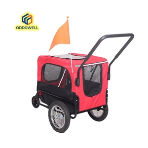 Venta caliente Carrier Pet Dog Trailers Utilidad Bicicleta Motocicleta Remolque Jogging Cochecito <span class=keywords><strong>con</strong></span> <span class=keywords><strong>ruedas</strong></span> de 360 grados - Product Image 2
