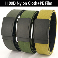 Ceinture utilitaire robuste en nylon à boucle rapide personnalisée Ceinture tactique renforcée EDC Ceinture à boucle automatique en métal Usine de ceinture