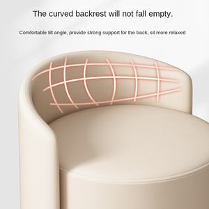 Tabouret d'habillage moderne en tissu simple pour femmes nouvelle chaise <span class=keywords><strong>de</strong></span> maquillage <span class=keywords><strong>de</strong></span> <span class=keywords><strong>chambre</strong></span> à coucher principale pour bureau à domicile vestiaire - Product Image 4