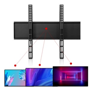 Hội nghị sử dụng màn hình kép giỏ hàng tầng thường vụ khung <span class=keywords><strong>TV</strong></span> cho 55-70 inch di chuyển <span class=keywords><strong>TV</strong></span> giỏ hàng với bốn bánh xe - Product Image 6