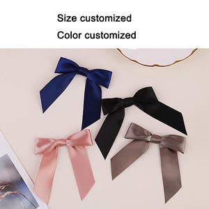 Lazo de Mariposa de Cinta de Raso para Regalo de Navidad, <span class=keywords><strong>Prefabricado</strong></span>, Personalizado, Listo para Usar, Ecológico, 100% Poliéster - Product Image 4