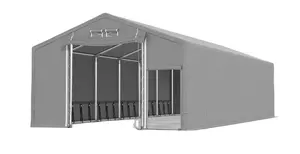 8X10M Carport Tent Heavy Duty Gegalvaniseerd Garage Opslag Onderdak