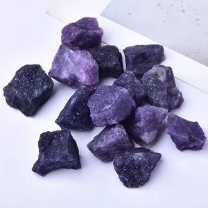 Atacado Natural Mica Roxo Incenso Pedra De Cura Para Decoração De Casa Outros Artesanato De Cristal - Product Image 3