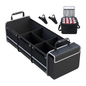 Personalizado de alta calidad plegable de lujo multifunción portátil de gran capacidad de almacenamiento organizador de maletero de coche con bolsa de refrigeración - Product Image 5