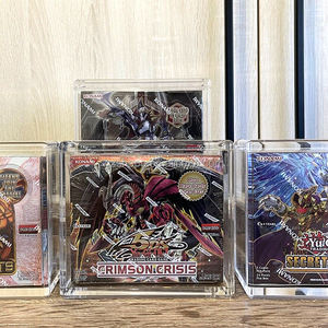 SHP personnalisé yu-gi-oh cartes à collectionner vitrine en acrylique Yu-Gi-Oh légende des <span class=keywords><strong>yeux</strong></span> bleus boîte de booster de <span class=keywords><strong>dragon</strong></span> <span class=keywords><strong>blanc</strong></span> étui en acrylique - Product Image 4