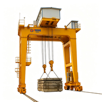 Grue portique hydraulique de type treillis à grande capacité pour centrale hydroélectrique à accumulation par pompage