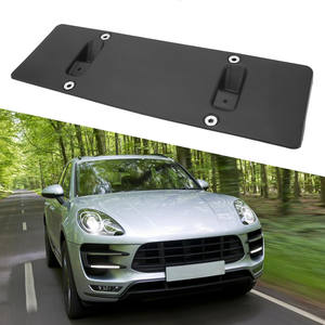 95B807287 plaque d'immatriculation avant pour <span class=keywords><strong>Porsche</strong></span> Macan 2014 2015 <span class=keywords><strong>2016</strong></span> 2017 support de montage de plaque d'immatriculation de pare-chocs pièces d'auto de voiture - Product Image 2