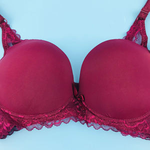 Ensemble <span class=keywords><strong>de</strong></span> sous-vêtements <span class=keywords><strong>en</strong></span> dentelle Sexy pour femmes jantes à section mince beau soutien-gorge arrière soutien-gorge push-up Hipster solide pour petits seins nouveau Style - Product Image 3