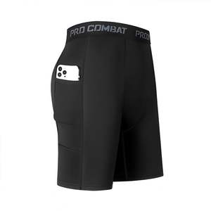 Pantalon de sport respirant personnalisable, extensible, pour l'entraînement en extérieur, avec poche, séchage rapide, sous-vêtement pour homme - Product Image 3