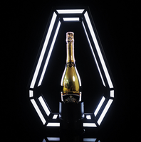Présentoir Glorifier LED pour Bouteille avec Logo Personnalisé, Service VIP Rechargeable, pour Soirées en Boîte de Nuit