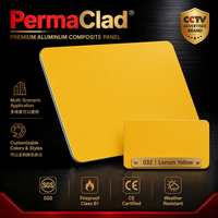 Panneau composite en aluminium durable de 4 mm pour les logements temporaires sur chantier et le revêtement mural extérieur des bâtiments résidentiels