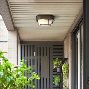 Ip65 hình bầu dục và hình tròn công nghiệp Đèn tường <span class=keywords><strong>E27</strong></span> chủ độ ẩm bằng chứng Đen vách ngăn LED Tường ánh sáng - Product Image 6