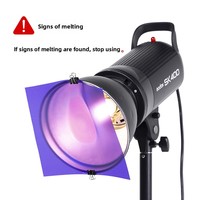 Papier Filtre de Couleur pour Photographie, 11 Filtres de Température de Couleur (30x30 Pouces) 0,4kg pour Éclairage LED, Flash et Accessoires