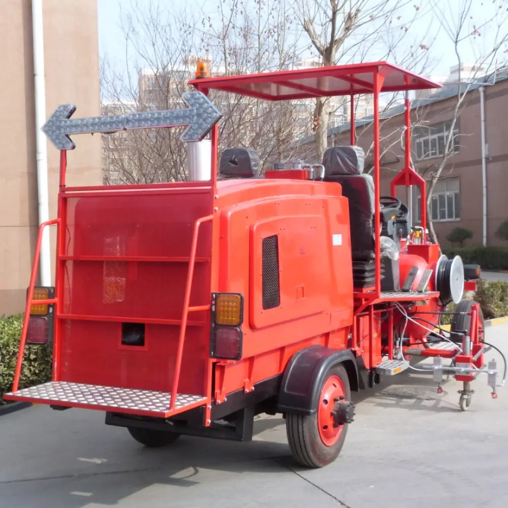 Çin üretici 500 litre yol boyama makinesi hattı soğuk boya yol işaretleme makinesi