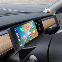 HD IPS 6,9 Zoll Bildschirm Auto-DVD-Player für Tesla Model 3/Y Kabelloses CarPlay & Android Auto Eingebautes GPS & DSP RGB-Funktionen