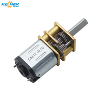 Motor DC Brushless Gearing Mini Gm12 N10 Torsi Tinggi 12mm 3V/6V/12V Baja Tahan Karat untuk Robot, Sepeda Listrik, Rumah Pintar & Peralatan