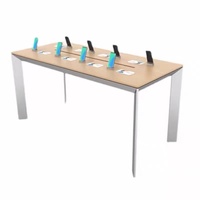 Meja Display Digital Xingmu 3C Grosir, Logam, Kapasitas Besar, Ukuran Kustom, Desain Elegan, Perakitan Mudah, Tipe Berdiri