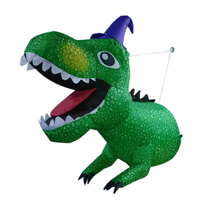 Halloween Inflatable khủng long sắp ra khỏi cửa sổ sống động T-REX thổi lên Inflatable cho trong nhà ngoài trời trang trí - Product Image 1