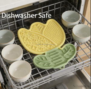 VaryWell Tapis de Léchage Lent Anti-Anxiété pour Animaux de Compagnie, Tapis d'Alimentation Lent à Ventouse pour Chiens et Chats, Modèle Fleur Tulipe 2026 - Product Image 5