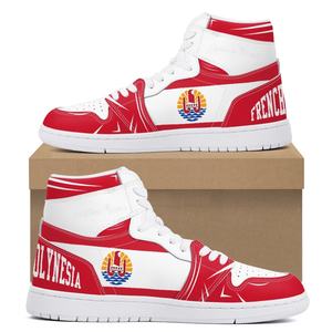 Cantidad mínima de pedido OEM Venta al por mayor Viajes al aire libre Dropshipping <span class=keywords><strong>Zapatos</strong></span> Bandera <span class=keywords><strong>Polinesia</strong></span> Francesa Imprimir <span class=keywords><strong>Zapatos</strong></span> duraderos Suministro de fábrica - Product Image 1