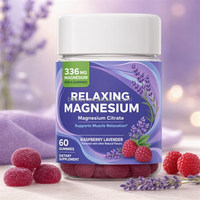 Gummies véganes au magnésium et L-théanine à marque privée pour la tranquillité d'esprit et le soutien à la relaxation pendant les journées de travail chargées