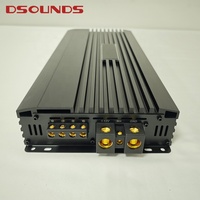 Amplificateur Monobloc Voiture 2000W Ultra SPL Puissant avec Borniers Dorés et Télécommande pour Systèmes Audio Basse Auto