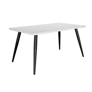 Muestra libre barato casa muebles de MDF de madera de lujo moderno mesa de <span class=keywords><strong>comedor</strong></span> con patas de Metal - Product Image 1