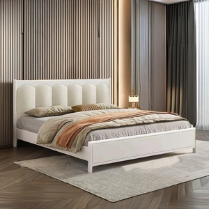 Thiết Kế Cổ Rắn Gỗ Giường Đặt Siêu Thoải Mái Hiện Đại Phong Cách Vua/Nữ Hoàng Kích Thước Giường Giá Bán Buôn Đồ Nội Thất Phòng Ngủ - Product Image 6