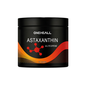 Cápsula de astaxantina Licopeno <span class=keywords><strong>100%</strong></span> Astaxantina <span class=keywords><strong>natural</strong></span> MicroAlgae Los mejores suplementos para la salud de la piel Cápsulas de astaxantina - Product Image 1