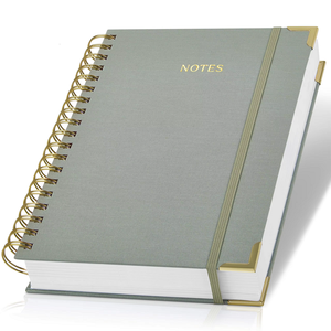 Personalizzabile <span class=keywords><strong>A4</strong></span> a spirale Planner notebook Mini organizer con copertina rigida in pelle in PVC coperture in tessuto per uso ufficio - Product Image 3