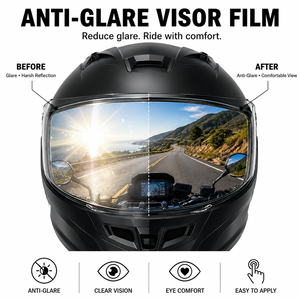 <span class=keywords><strong>Película</strong></span> <span class=keywords><strong>protectora</strong></span> de casco antivaho impermeable de PET suave para motocicletas transparente personalizable tamaño y grosor Uso de cuidado personal - Product Image 4