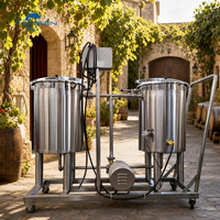 Machine de nettoyage CIP Tonsen 50L-1000L en acier inoxydable 304 316, station de nettoyage pour la stérilisation des cuves de fermentation de brasserie