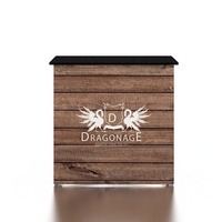 Comptoirs pliables, cadre en aluminium, podium, événements publicitaires, présentoir portable pour salons professionnels, tables de promotion, comptoirs