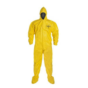 DuPont Tychem 2000 Combinaison jetable résistante aux produits chimiques avec capuche, combinaison de protection jetable, vêtements de protection Tyvek - Product Image 1