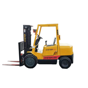 Montacargas Diésel Hyster de 3.5 Toneladas con Pintura Original Usada para Manejo Industrial de Materiales - Product Image 6