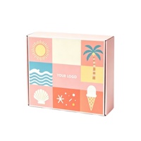 Boîte cadeau de luxe personnalisée pour vernis à ongles, en carton ondulé recyclable couleur ivoire, carton d'expédition robuste en papier.