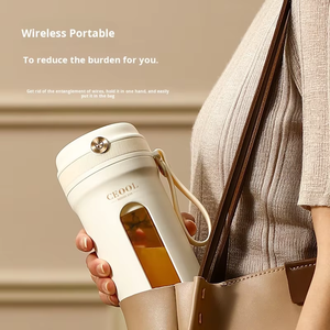Portable <strong>Small</strong> Household 350ml Multi-Functional USB Powered <strong>Juicer</strong> with 10 Blades for Fruit Vegetable Juice Making - Product Image 3