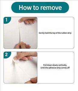 12 Pairs Punch Free Double Sided Tape Adhesive Strips Picture Hanging Mounting Heavy Duty Pads <b>Poster</b> <b>Frame</b> Home Decor - Product Image 5