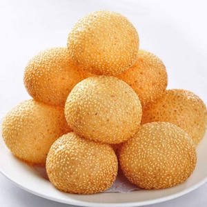 Snack palla di sesamo cibo dolce con pasta di fagioli rossi presa di fabbrica borsa cinese confezione commestibile Handan <span class=keywords><strong>dolci</strong></span> congelati 20g - Product Image 1