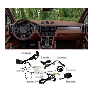 Caja decodificadora Android para Porsche Cayenne E3 992 2018-2020 interfaz CarPlay inalámbrica táctil Android Auto Pantalla Completa GPS - Product Image 1