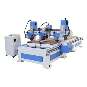 CNC Router dengan CNC Saw Blade Spindle Memotong Kaca Wol Dewan Tahan Api Papan