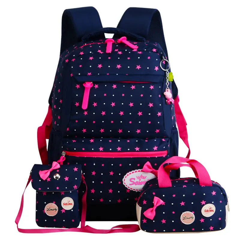 star printing children backpacks For Teenagers girls Lightweight waterproof school bags child schoolbags