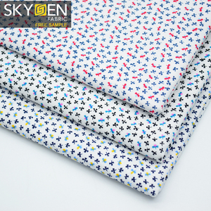 Skygen 高品質地織ソフトの印刷ハイチ guatemalan ハワイ 97 綿 3 スパンデックス生地の伸縮布 - Product Image 1