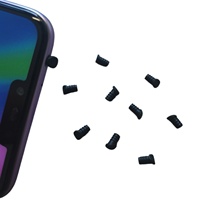 Prise d'écouteurs anti-poussière 3,5 mm pour ports audio universels d'ordinateur, en silicone avec protection à 360°