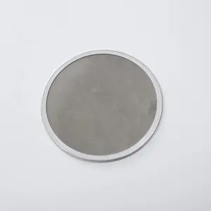 Pacchetti di filtri con struttura rotonda in rete metallica multistrato in acciaio inossidabile