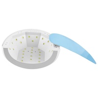 Lampe à ongles UV LED 48W en plastique, 30 perles LED, 4 modes de minuterie, capteur infrarouge automatique, base magnétique, portable, professionnelle, pour salon et maison