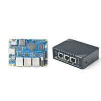 Placa de Desarrollo Nano Pi R5S R5C, 4 GB de RAM + 32 GB EMMC, RK3568B2, Sistema Operativo Linux, Computadora de Placa Única (SBC)