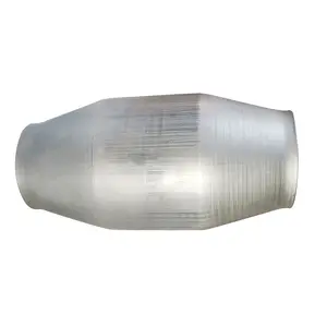 High Flow 400 Cell Metallic Catalyst 2" 2.25" 2.5" Inch Universal Sports CAT Universal Catalytic Converter